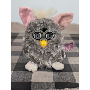 Vintage 1998 Owl Furby Gray/White Model 70-800 Untested